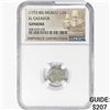 Image 1 : 1772-83 1/2 Reale Mexico El Cazador NGC Genuine Sh
