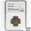 Image 1 : 1835 Classic Head Half Cent NGC MS61 BN