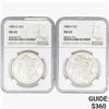 Image 1 : 1884-O [2] Morgan Silver Dollar NGC MS63