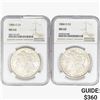Image 1 : 1884-O [2] Morgan Silver Dollar NGC MS63