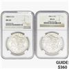 Image 1 : 1884-O [2] Morgan Silver Dollar NGC MS63