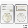Image 1 : 1884&1887 [2] Morgan Silver Dollar NGC MS63