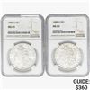 Image 1 : 1880-S [2] Morgan Silver Dollar NGC MS63