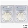 Image 1 : 1887 [2] Morgan Silver Dollar PCGS MS63