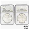 Image 1 : 1884-O [2] Morgan Silver Dollar NGC MS63