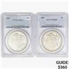 Image 1 : 1887 [2] Morgan Silver Dollar PCGS MS63