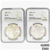 Image 1 : 1884-O [2] Morgan Silver Dollar NGC MS63