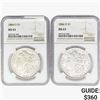 Image 1 : 1884-O [2] Morgan Silver Dollar NGC MS63