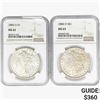 Image 1 : 1884-O [2] Morgan Silver Dollar NGC MS63