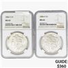 Image 1 : 1884-O [2] Morgan Silver Dollar NGC MS63