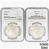 Image 1 : 1881-1884 [2] Morgan Silver Dollar NGC MS63