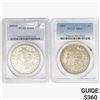 Image 1 : 1885-1886 [2] Morgan Silver Dollar PCGS MS63