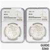Image 1 : 1881-S [2] Morgan Silver Dollar NGC MS63