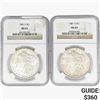 Image 1 : 1881-S [2] Morgan Silver Dollar NGC MS63
