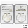 Image 1 : 1881-S [2] Morgan Silver Dollar NGC MS63