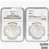 Image 1 : 1884-1887 [2] Morgan Silver Dollar NGC MS63