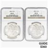 Image 1 : 1884-O [2] Morgan Silver Dollar NGC MS63