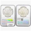 Image 2 : 1884-O&1885-O [2] Morgan Silver Dollar NGC MS63