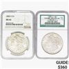 Image 1 : 1884-O&1885-O [2] Morgan Silver Dollar NGC MS63
