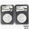 Image 1 : 2018 [2] S.Africa 1oz. Silver Krugerrand NGC MS70