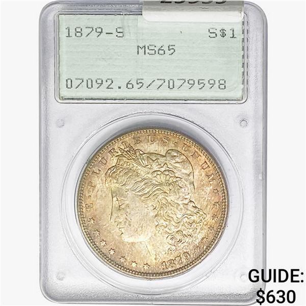 1879-S Morgan Silver Dollar PCGS MS65