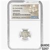Image 1 : 1772-83 1/2 Reale SILV. Mexico El Cazador NGC Genu