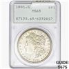Image 1 : 1881-S Morgan Silver Dollar PCGS MS65