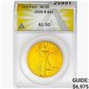 Image 1 : 1909/8 $20 Gold Double Eagle ANACS AU50