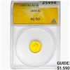 Image 1 : 1855 Rare Gold Dollar ANACS AU50