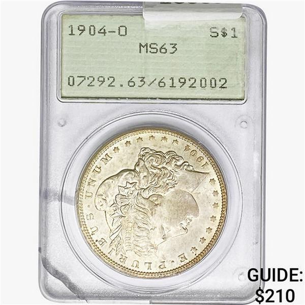 1904-O Morgan Silver Dollar PCGS MS63
