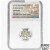 Image 1 : 1772-83 1/2Reale SILV Mexico El Cazador NGC Genuin