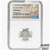 Image 1 : 1772-83 1/2Reale SILV Mexico El Cazador NGC Genuin