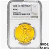 Image 1 : 1908 $20 Gold Double Eagle NGC MS63 No Motto
