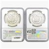Image 2 : [2] Morgan Silver Dollars NGC MS63 [1884-O, 1886]