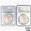 Image 1 : [2] Morgan Silver Dollars NGC/PCGS MS63 [1885-O, 1