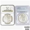 Image 1 : [2] Morgan Silver Dollars NGC/PCGS MS63 [1884-O, 1