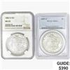 Image 1 : [2] Morgan Silver Dollars NGC/PCGS MS63 [1884-O, 1