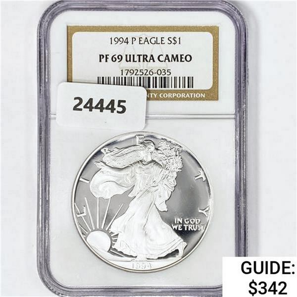 1994-P American Silver Eagle NGC PF69 UC