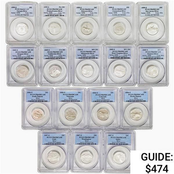 [17] 1999-2007 Silver Quarters PCGS PR69 DCAM