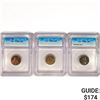 Image 1 : [3] Cents ICG MS61,62 1907-1927