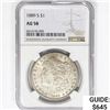 Image 1 : 1889-S Morgan Silver Dollar NGC AU58