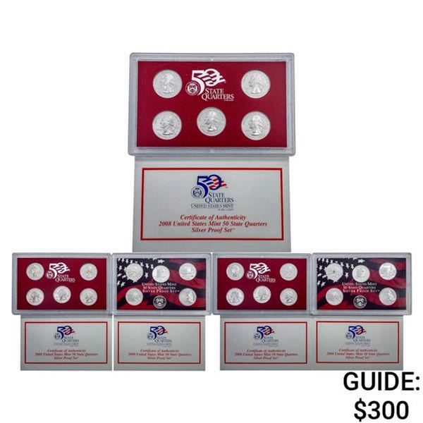 2004 Silver 25c PR Sets (25 Coins)
