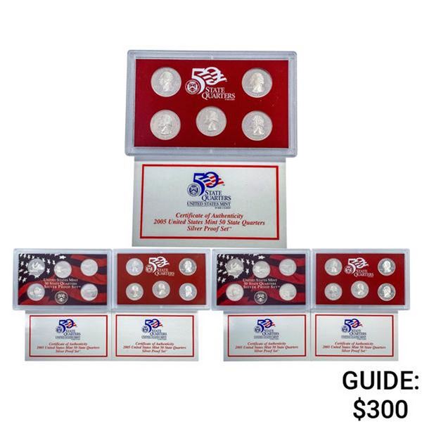 2005 Silver 25c PR Sets (25 Coins)