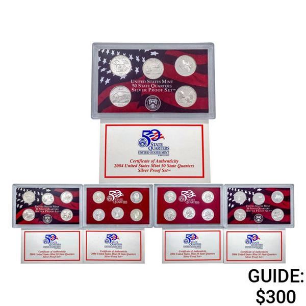 2004 Silver 25c PR Sets (25 Coins)