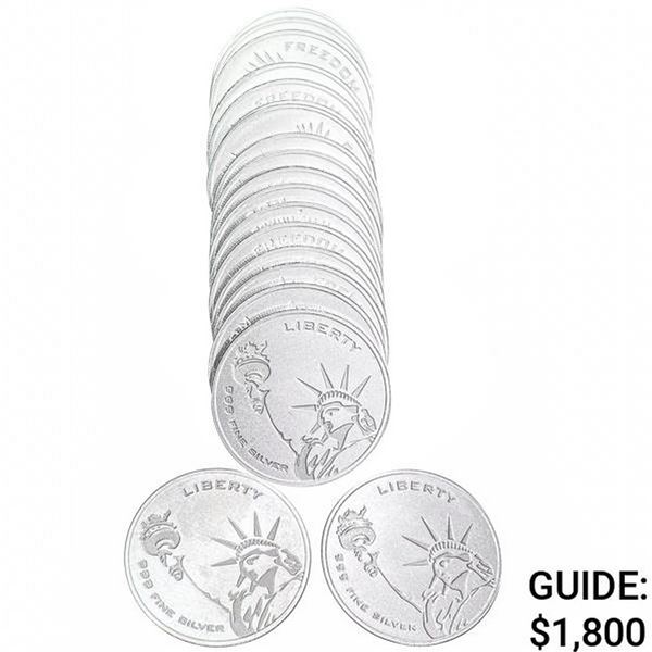 1oz Silver Rounds (20)