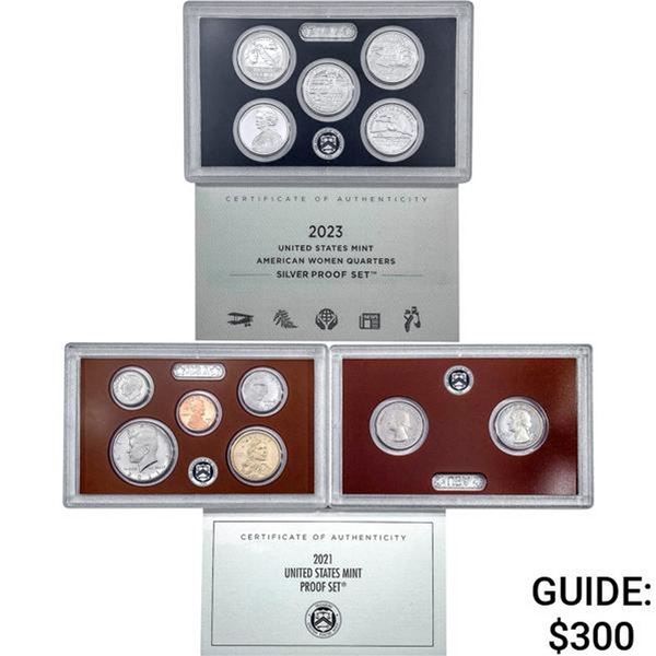 2021-2023 Proof Sets (15 Coins)