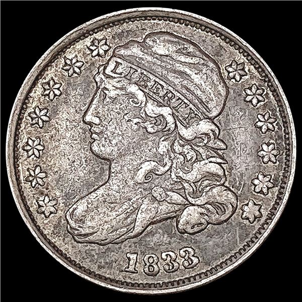 1833 Capped Bust Dime LIGHTLY CIRCULATED