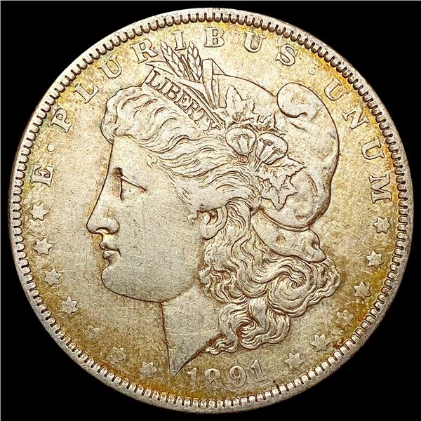 1891-O Morgan Silver Dollar NEARLY UNCIRCULATED