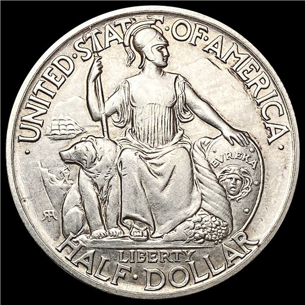 1936-D San Diego Half Dollar CHOICE AU