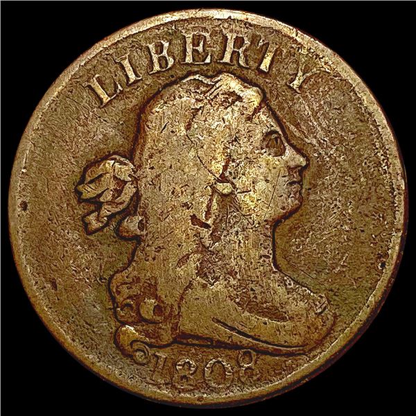 1808 Draped Bust Half Cent NICELY CIRCULATED